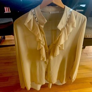 Cream blouse
